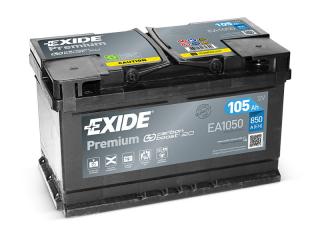 Exide Premium 12V 105Ah 850A EA1050