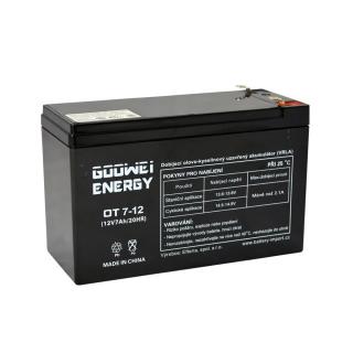 Goowei Energy OT7-12 F2 12V 7Ah APC RBC40