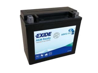 Motobaterie EXIDE BIKE AGM Ready 18Ah, 12V, AGM12-19.1 (YTX20-BS)