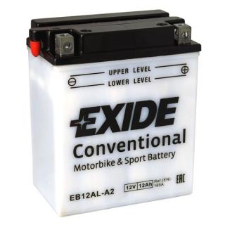 Motobaterie EXIDE BIKE Conventional 12Ah, 12V, EB12AL-A2