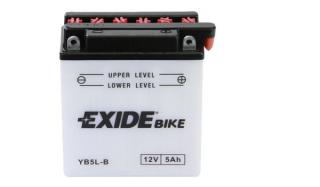 Motobaterie EXIDE BIKE Conventional 5Ah, 12V, 12N5-3B / EB5L-B