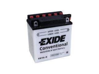 Motobaterie EXIDE BIKE Conventional EB10L-B, 12V, 11Ah, 130A