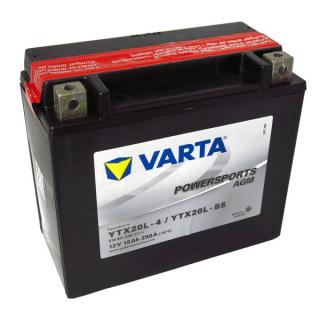 Motobaterie VARTA  YTX20L-BS, 18Ah, 12V