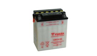 Motobaterie YUASA (originál) 12N14-3A, 12V,  14Ah