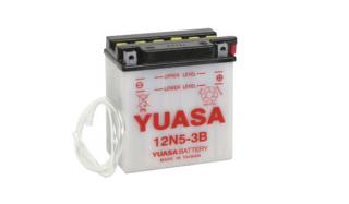 Motobaterie YUASA (originál) 12N5-3B, 12V,  5Ah