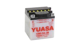 Motobaterie YUASA (originál) 12N5,5A-3B, 12V,  5,5Ah