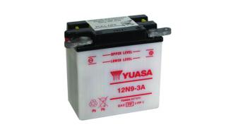 Motobaterie YUASA (originál) 12N9-3A, 12V,  9Ah