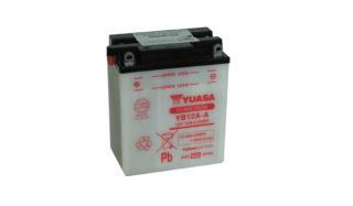 Motobaterie YUASA (originál) YB12A-A, 12V,  12Ah