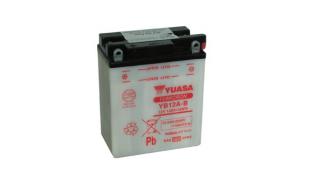 Motobaterie YUASA (originál) YB12A-B, 12V,  12Ah