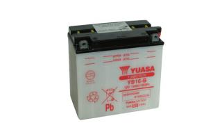 Motobaterie YUASA (originál) YB16-B, 12V,  19Ah