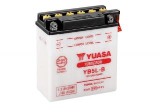 Motobaterie YUASA (originál) YB5L-B, 12V,  5Ah