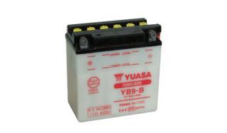 Motobaterie YUASA (originál) YB9-B, 12V,  9Ah