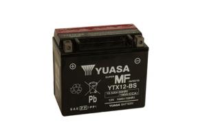 Motobaterie YUASA (originál) YTX12-BS, 12V,  10Ah