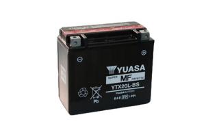 Motobaterie YUASA (originál) YTX20L-BS, 12V,  18Ah