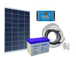 Solární sestava Victron Energy 115Wp, baterie Ultracell 85Ah