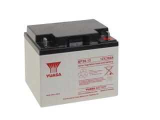 Staniční (záložní) baterie YUASA NP38-12,  38Ah, 12V