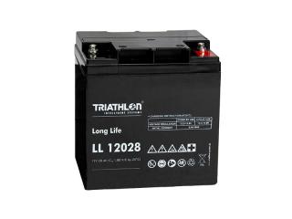 TRIATHLON LL12028 (12V - 28Ah) Záložní baterie  long life