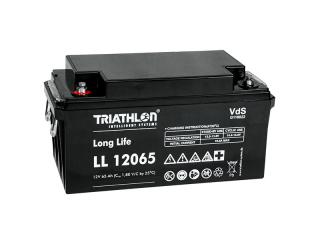 TRIATHLON LL12065 (12V - 65Ah) Záložní baterie  long life