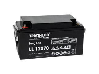 TRIATHLON LL12070 (12V - 70Ah) Záložní baterie  long life