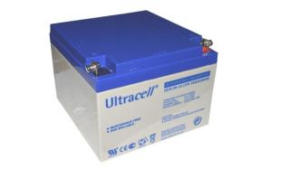 Ultracell UCG26-12 (12V - 26Ah), VRLA-GEL trakční baterie