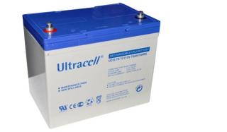 Ultracell UCG75-12 (12V - 75Ah), VRLA-GEL trakční baterie