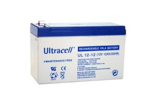 Ultracell UL12-12 F1 (12V - 12Ah), VRLA-AGM záložní baterie