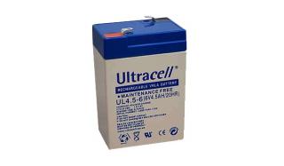 Ultracell UL4.5-6 (6V - 4,5Ah), VRLA-AGM záložní baterie