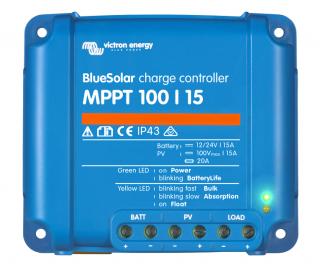 Victron Solární regulátor BlueSolar MPPT 100/15, 12/24V, 15A
