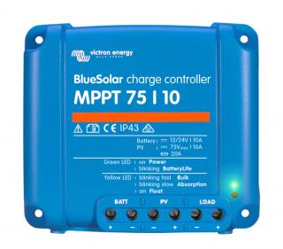 Victron Solární regulátor BlueSolar MPPT 75/10, 12/24V, 10A