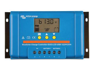 Victron Solární regulátor BlueSolar PWM DUO-LCD&USB 12/24V-20A