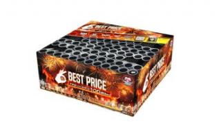 Kompaktní ohňostroj Best price Wild fire multi 100 ran 20 mm