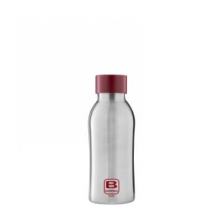 Bugatti B Bottles Twin Steel & Red termolahev 350 ml, BBT-SS350I3