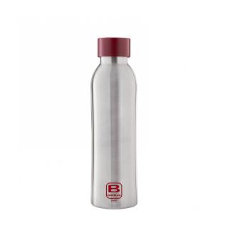 Bugatti B Bottles Twin Steel & Red termolahev 500 ml, BBT-SS500I3