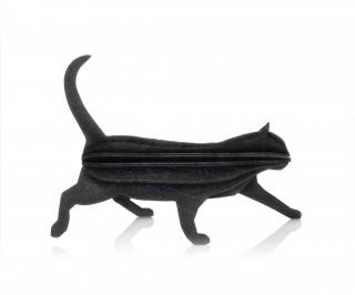 Lovi Kočka 12 cm, barva černá