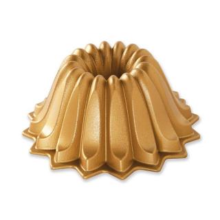 Nordic Ware forma na bábovku Lotus, 5 cup zlatá, 84177