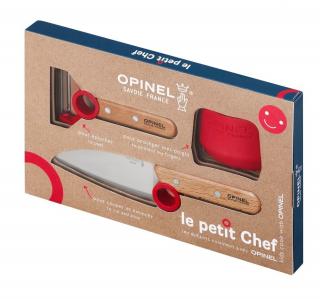 Opinel Le Petit Chef dětská kuchařská sada, červená, 001746