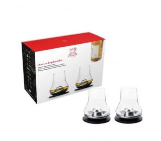 Peugeot Les Impitoyables dárková sada 2 sklenic na whisky s chladicími podložkami, 266158