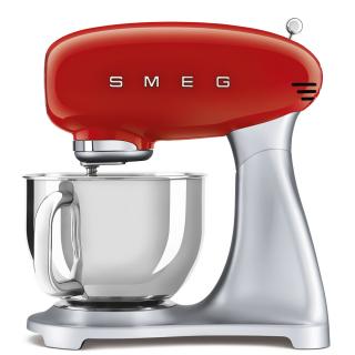 SMEG 50's Retro Style kuchyňský robot s kovovým podstavcem 4,8 l červený, SMF02RDEU