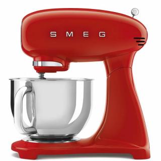 SMEG 50's Retro Style kuchyňský robot s nerezovou miskou 4,8 l červený, SMF03RDEU