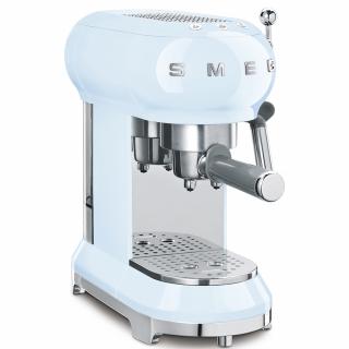 SMEG 50's Retro Style pákový kávovar na Espresso a Cappucino, pastelově modrý, ECF01PBEU