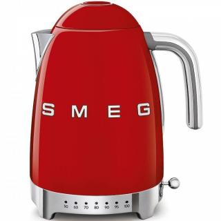 SMEG 50's Retro Style rychlovarná konvice 1,7 l s regulací teploty, červená, KLF04RDEU
