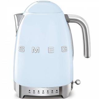 SMEG 50's Retro Style rychlovarná konvice 1,7 l s regulací teploty, pastelově modrá, KLF04PBEU