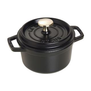 Staub Cocotte hrnec kulatý 14 cm/0,8 l černý, 1101425