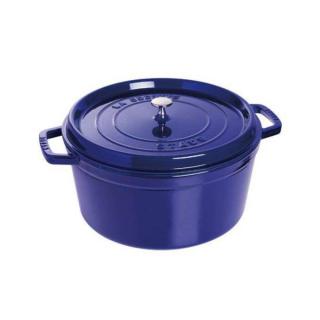 Staub Cocotte hrnec kulatý 22 cm/2,6 l tmavě modrá, 1102291