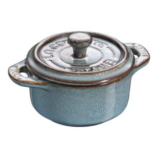 Staub Cocotte Mini keramická zapékací forma 10 cm/0,2 l, antická modrá, 40512-000