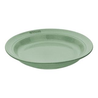 Staub keramický hluboký talíř 24 cm, šalvějově zelená, 40508-183