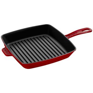 Staub litinová americká grilovací pánev 26 cm, višňová, 12122606