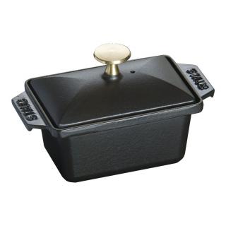 Staub terina s poklicí 15x11 cm/0,7 l černá, 1311525