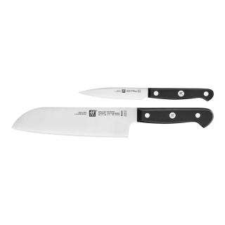 Zwilling Gourmet sada 2 nožů, Santoku nůž 18 cm a špikovací nůž 10 cm, 36130-002