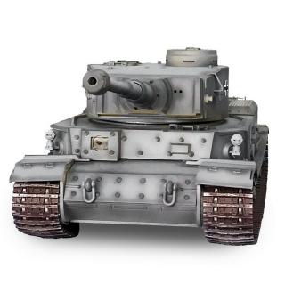 Kit 1:16 německý tank Tiger P s kovovými doplňky (Stavebnice s kovovými částmi, bez elektroniky pro vlastní sestavení RC a namalování)